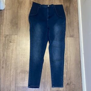 Dark Blue Women's Maternity Jeans